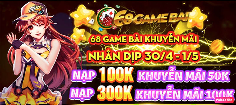 68 game bài mang đến cho thành viên rất nhiều ưu đãi lớn nhỏ