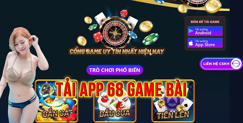 Các bước để tải 68 game bài trên hệ điều hành Android