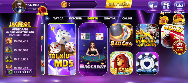 Phi cầm tẩu thú là thể loại game điện tử đang gây sốt tại 68 game bài