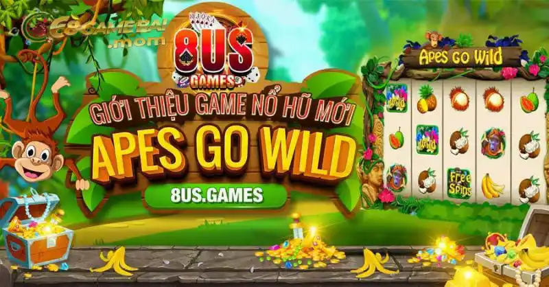 Apes Go Wild là game nổ hũ đặc sắc của 68 Game Bài