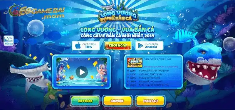 Long vương club tại bắn cá 68 Game Bài rất được săn đón